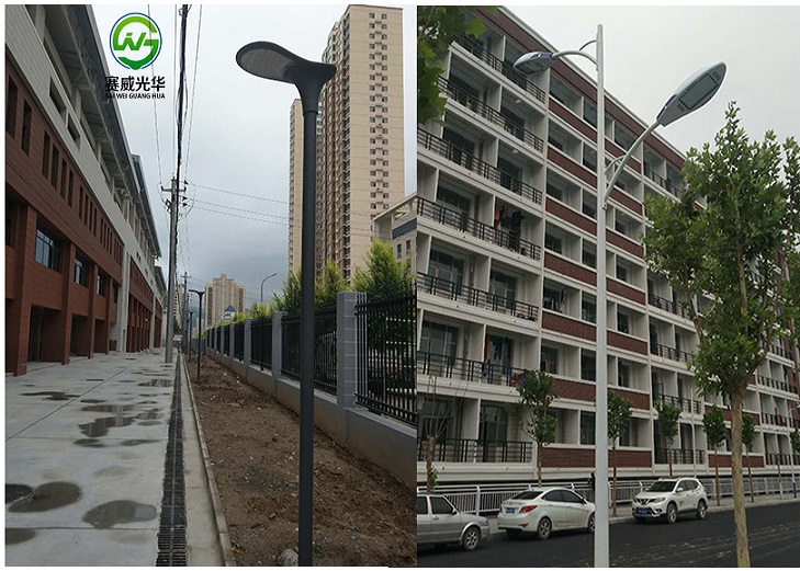 LED路燈、庭院燈-甘肅交通大學(xué)工程案例